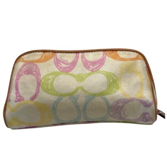 COACH Scribble Cosmetic Case - Picture 2 of 6